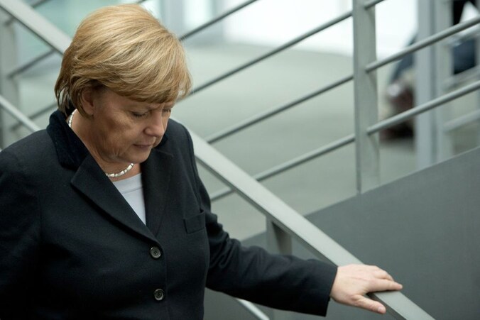 De Duitse bondskanselier Angela Merkel.