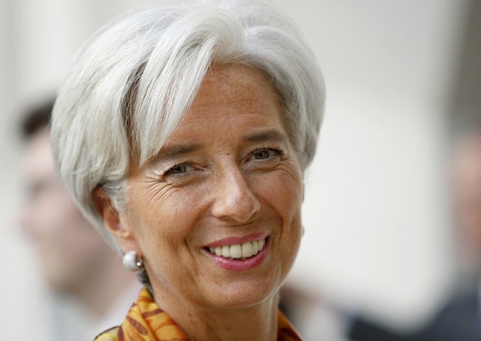 Christine Lagarde.