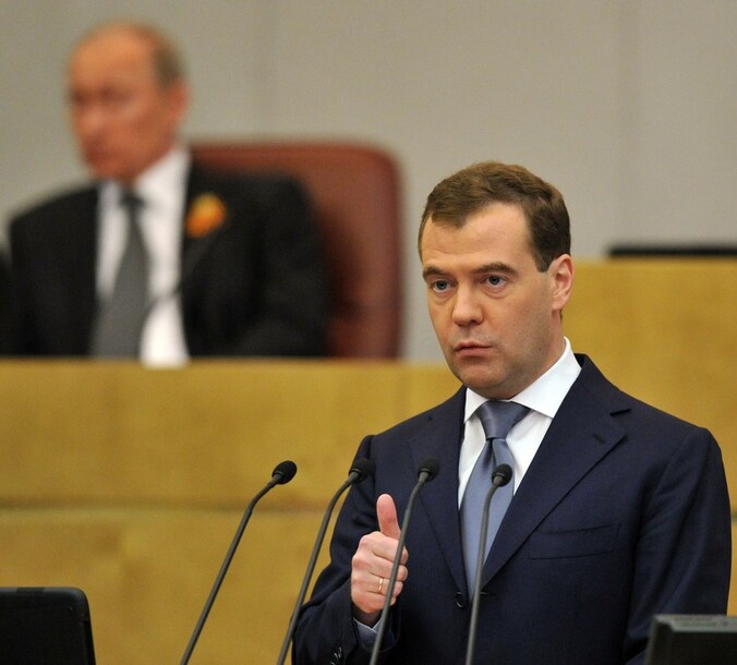 Medvedev werd vandaag benoemd tot nieuwe premier van Rusland.