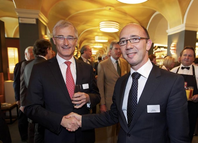 Demotte met Vlaams minister Geert Bourgeois, partijgenoot van Van Aelst.