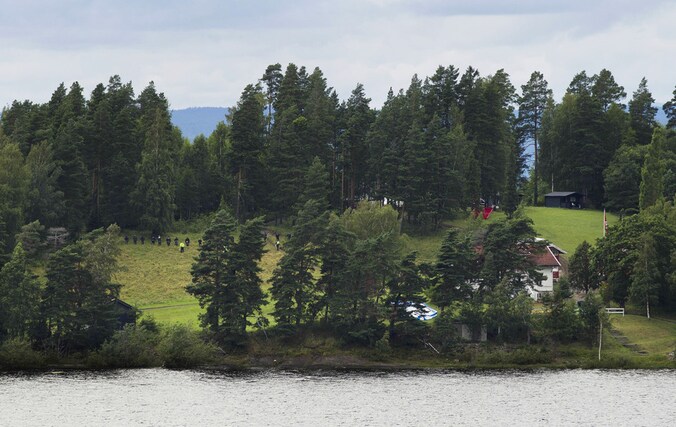 Utoya, waar Anders Behring Breivik een ware slachtpartij hield.