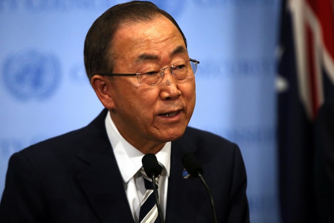 Ban Ki-moon, secretaris-generaal van de VN, zegt zwaar geschokt te zijn door het rapport.