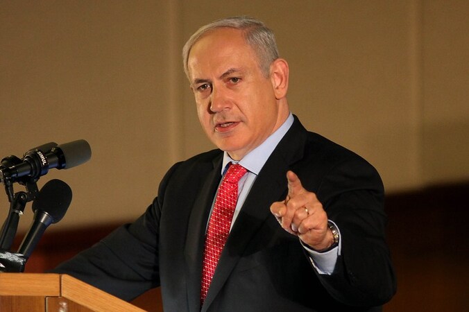 De Israëlische premier Benjamin Netanyahu.
