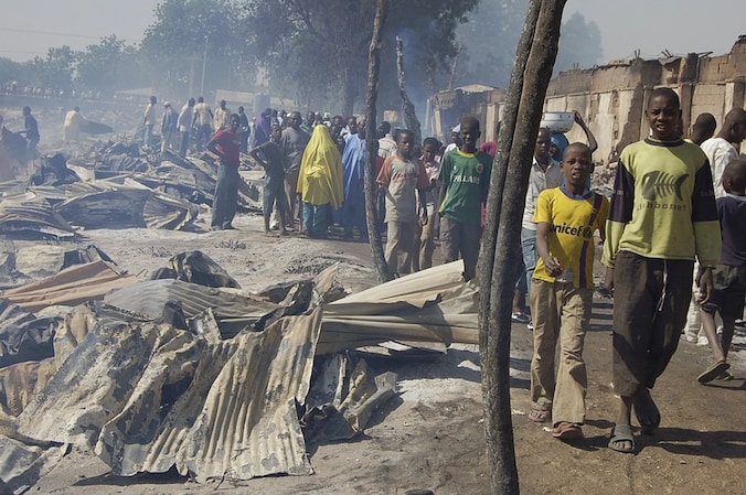 In het noordoosten van Nigeria is het de laatste dagen erg onrustig.