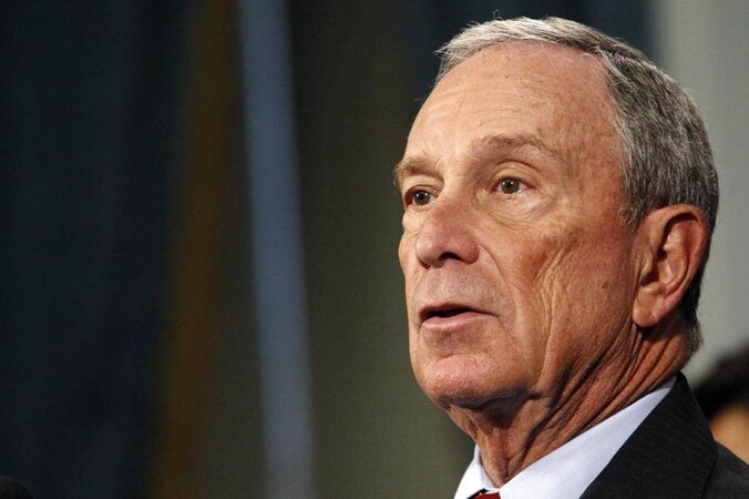 De burgemeester van New York Michael Bloomberg.
