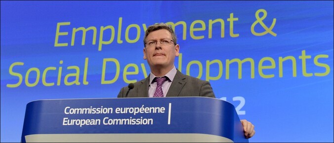 Eurocommissaris Laszlo Andor schetst een weinig opbeurend beeld van de sociale situatie in Europa.