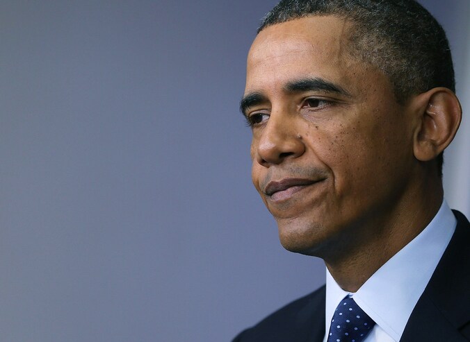 De Amerikaanse president Barack Obama.