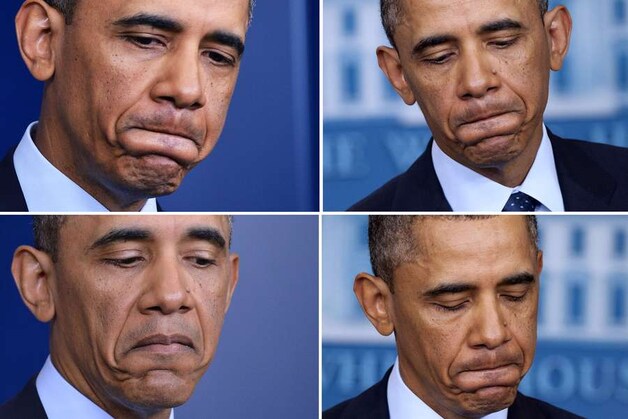 President Barack Obama beantwoordt vragen over de basparingen.