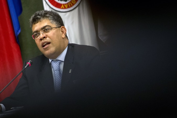 De Venezolaanse buitenlandminister Elias Jaua.