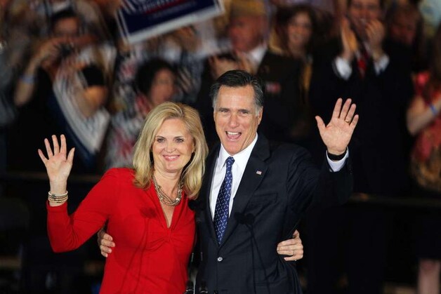 Ann Romney met echtgenoot Mitt.