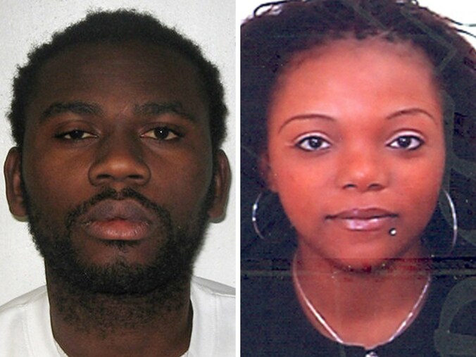 De 29-jarige Magalie Bamu (rechts) en haar 28-jarige partner Eric Bikubi.