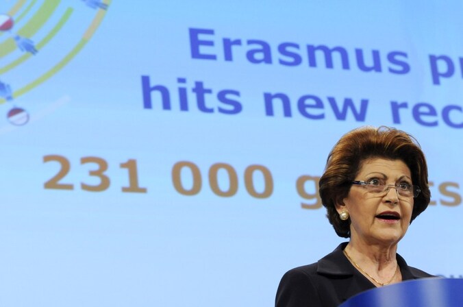 Europees commissaris voor Onderwijs Androulla Vassiliou.
