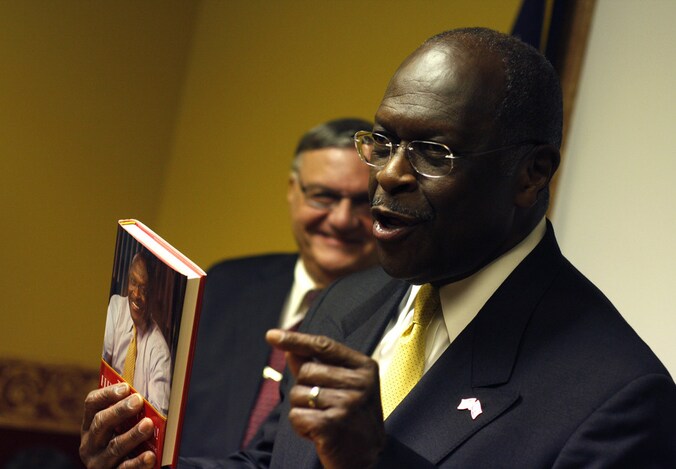 Herman Cain, zoon van een poetsvrouw en een chauffeur, is momenteel de populairste Republikeinse presidentskandidaat.
