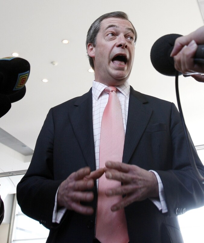 Nigel Farage zei ondermeer dat Herman Van Rompuy het charisma van een dweil had.