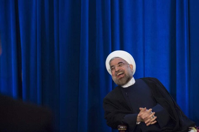 De Iraanse president Hassan Rohani.