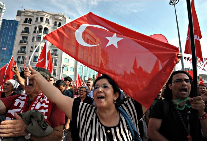 De protesten tegen Erdogan gaan de elfde dag in.