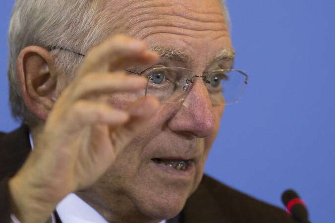 Duits minister van Financiën Wolfgang Schäuble.