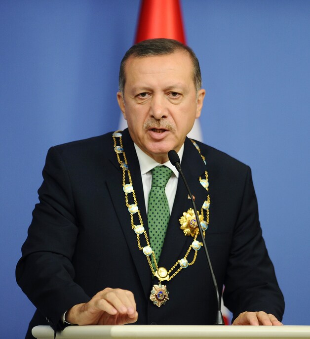 De Turkse premier Erdogan.