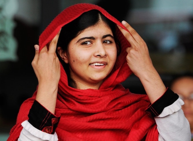 Malala Yousafzai, dinsdag bij de opening van de Library of Birmingham.
