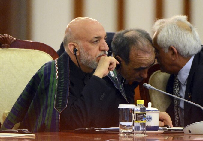 Hamid Karzai, de Afghaanse president.