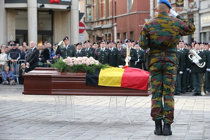 Wilfried Martens krijgt in de Sint-Baafskathedraal in Gent een staatsbegrafenis.