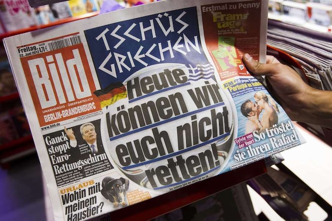 Een dag na de 4-2 overwinning: "Bye bye Grieken, vandaag kunnen wij jullie niet redden."