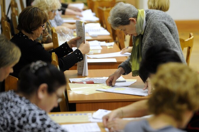 Alles wordt in gereedheid gebracht voor de verkiezingen.