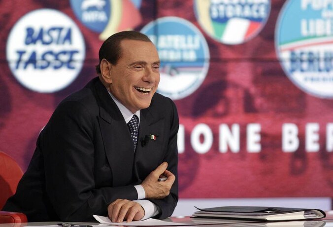 De Italiaanse voormalige premier Berlusconi.