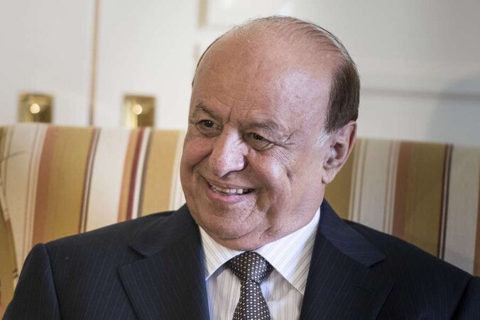 De Jemenitische president Abd Rabbo Mansour Hadi.