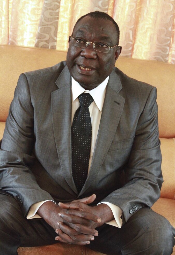 Interim-president Michel Djotodia van de Centraal-Afrikaanse Republiek.