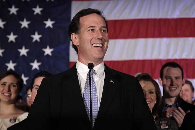De voorsprong op Santorum is nog groter voor Obama.
