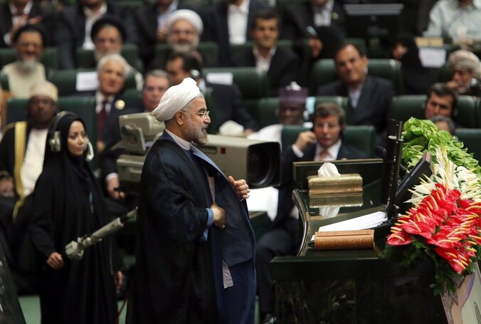 Nieuwbakken Iraanse president Hassan Rohani wil nauwere banden met de VS