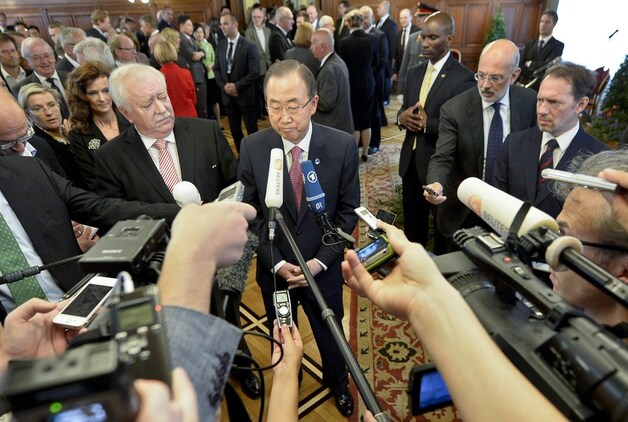 VN-secretaris-generaal Ban Ki-moon.