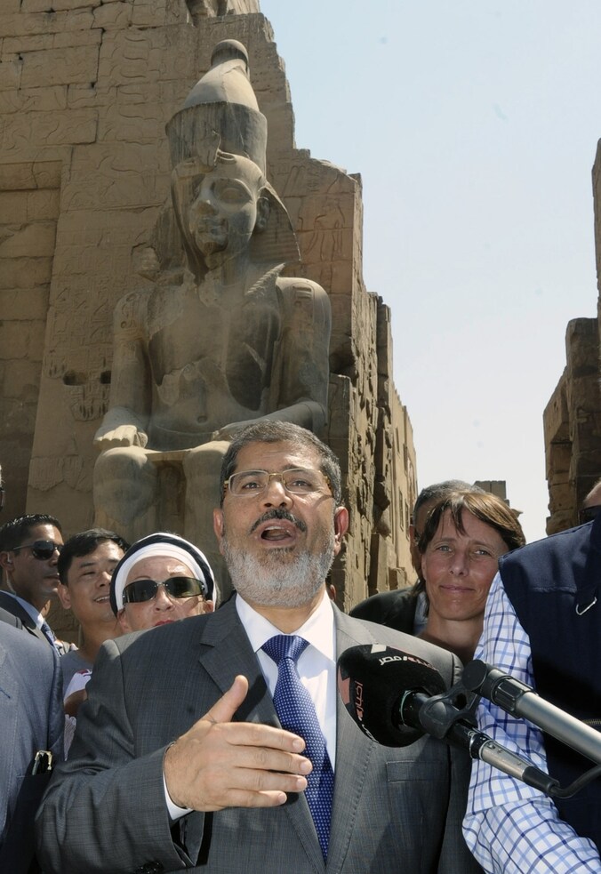 De Egyptische president Mohammed Morsi.