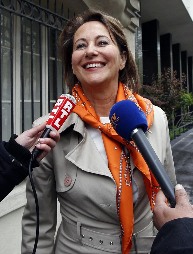 Ex-vrouw Ségolène Royal.