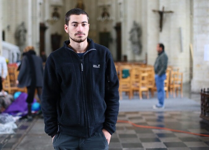 Clement, een van de drie Belgische hongerstakers.