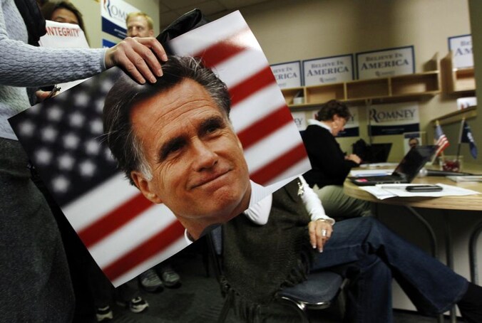 Mitt Romney, de favoriet bij de Republikeinen.