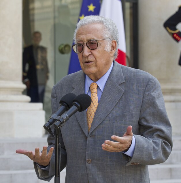 Lakhdar Brahimi, VN-gezant voor Syrië.
