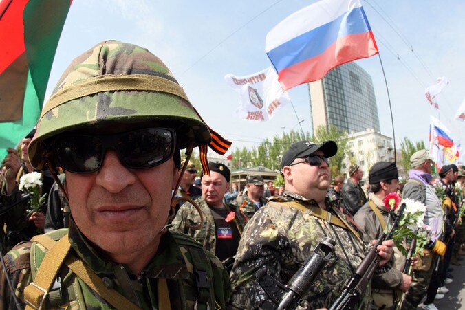 Gisteren leidde de 'Dag van de overwinning' nog tussen dodelijke confrontaties tussen Russische separatisten en de veiligheidsdiensten.