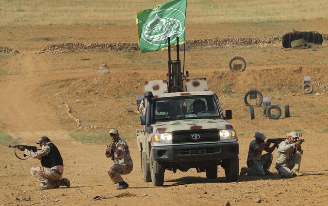 Syrische vrijheidsstrijders.