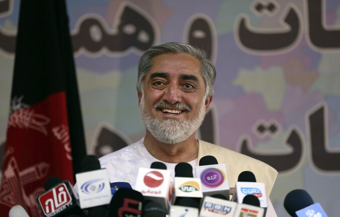 De Afghaanse presidentskandidaat Abdullah Abdullah.