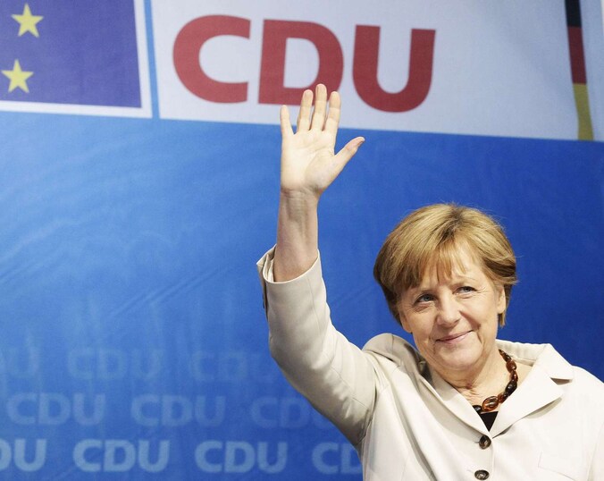 De Duitse Bondskanselier Angela Merkel.