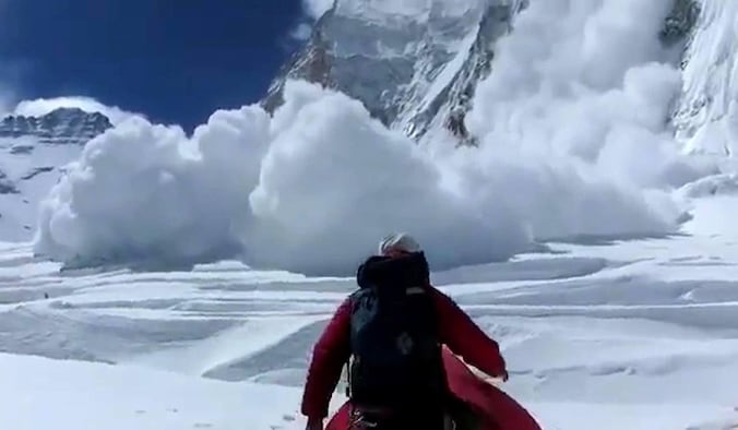 De dodelijke lawine op de Mount Everest