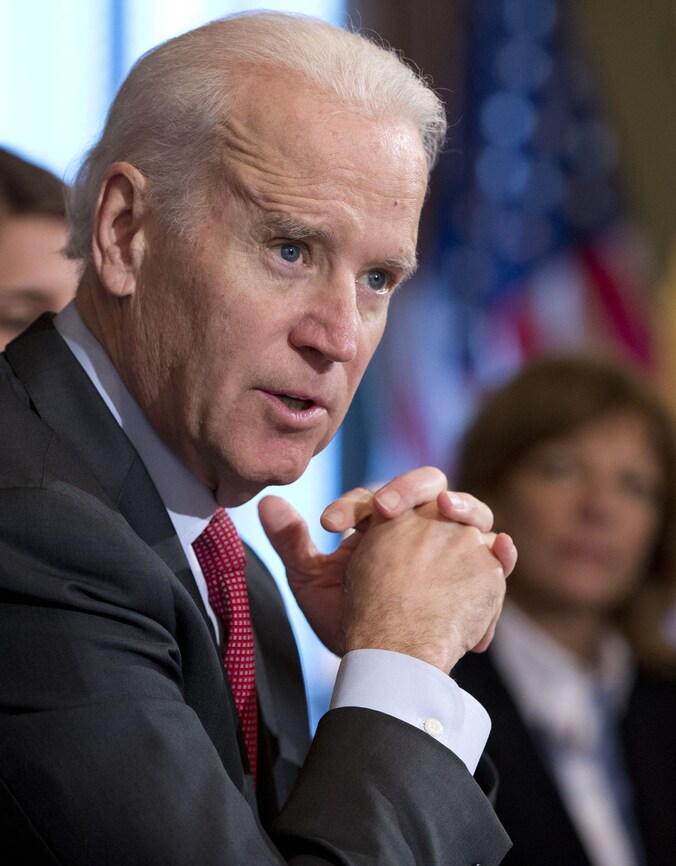 De Amerikaanse vicepresident Joe Biden