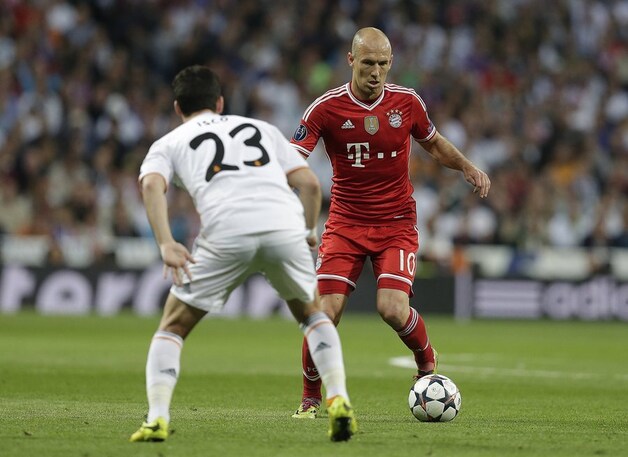Robben startte dominant, maar kon zijn team ook niet aan goals helpen.