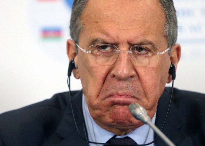 De Russische minister van Buitenlandse Zaken Sergei Lavrov.