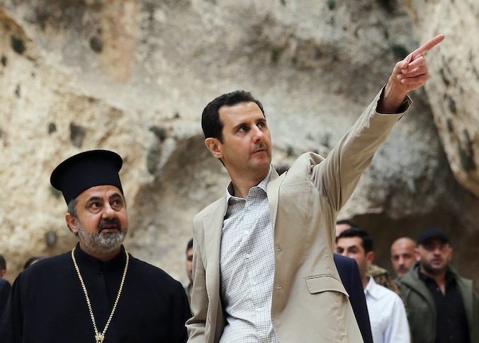 Huidig president van Syrië, Bashar al-Assad, krijgt eindelijk een uitdager.