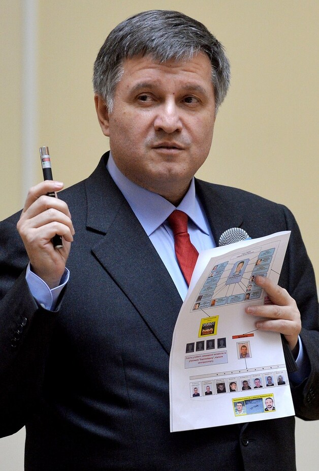 Oekraïens interimminister van Binnenlandse Zaken Arsen Avakov.