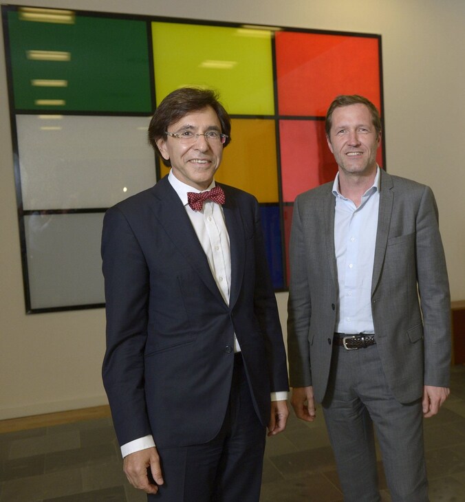 Elio Di Rupo en Paul Magnette.