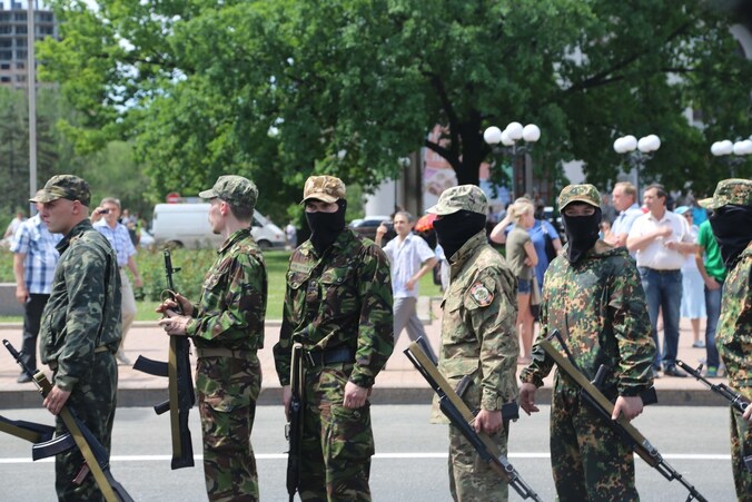 Pro-Russische separatisten in Donetsk